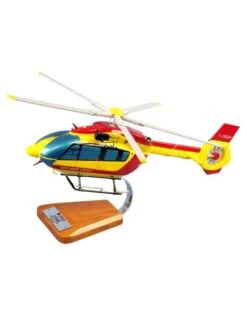 Maquette Bois Airbus H145D3 Dragon Sécurité Civile F-ZBQN - 1/28e -BOUTIQUE AERO a utiliser 2