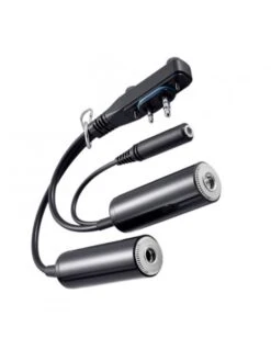 Adaptateur Casque Aviation Double Jacks Pour Radios Portatives ICOM IC-A16 (OPC-2401)