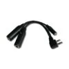 Adaptateur Double Jacks Aviation Femelle Vers Radio Icom IC-A3E Ou IC-A22E -BOUTIQUE AERO adaptateur double jacks aviation femelle vers radio icom ic a3e ou ic a22e