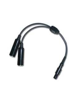 Icom Adaptateur Double Jacks Femelle Vers LEMO Mâle (type Bose)