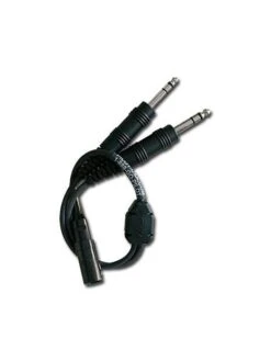 Adaptateur LEMO Femelle (type Bose) Vers Double Jack Aviation Mâle