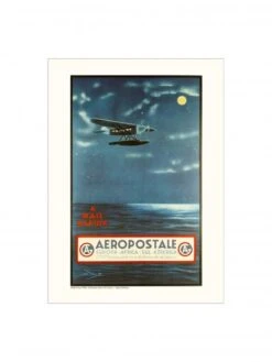 Affiche Air France « A Mais Rapida » - 30 X 40 Cm