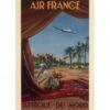 Affiche Air France « Afrique Du Nord » - 50 X 70 Cm