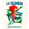 Affiche Air France « La Réunion » - 50 X 70 Cm