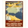 Affiche Air France « Latécoère Lignes De Navigation Aériennes » - 50 X 70 Cm -BOUTIQUE AERO affiche air france latecoere affichette 1923 50 x 70 cm