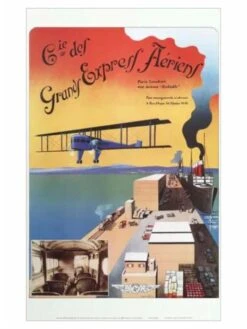 Affiche Air France « Grands Express Aériens » - 63 X 100 Cm