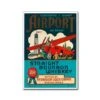 Affiche Airport Straight Bourbon Whiskey -BOUTIQUE AERO affiche airport straight bourbon whiskey