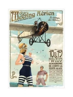 Affiche « Meeting La Ferté-Alais 2013 » - 50 X 70 Cm