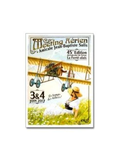 Affiche « Meeting La Ferté-Alais 2017 » - 50 X 70 Cm