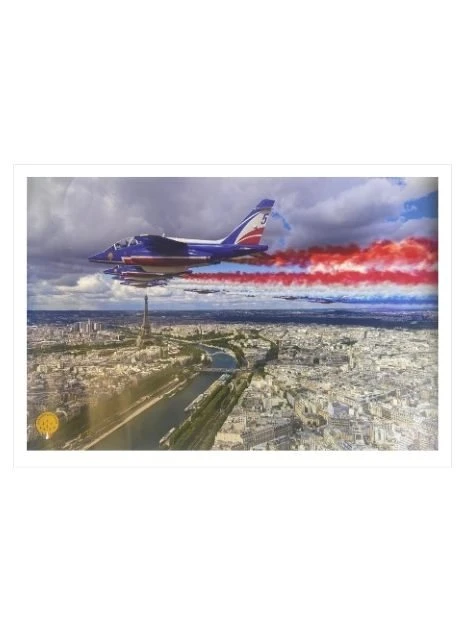 Affiche Patrouille De France « Tour Eiffel » - 50 X 70 Cm 3 Affiche Patrouille De France « Tour Eiffel » - 50 X 70 Cm