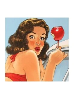 Affiche Pomme D'amour - Romain HUGAULT - 50 X 70 Cm -BOUTIQUE AERO affiche pomme d amour romain hugault 50 x 70 cm 3