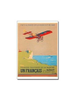 Affiche Première Traversée De La Manche