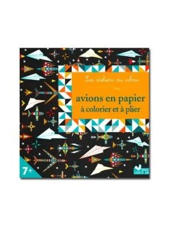 Avions En Papier à Colorier Et Plier