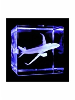 Bloc De Verre Airbus A320neo (50 X 50 X 50 Mm)