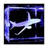 Bloc De Verre Airbus A320neo (60 X 60 X 60 Mm) -BOUTIQUE AERO bloc de verre airbus a320neo 60 x 60 x 60 mm