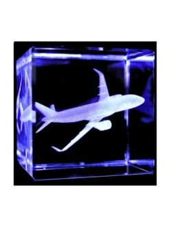 Bloc De Verre Airbus A320neo (60 X 60 X 60 Mm)