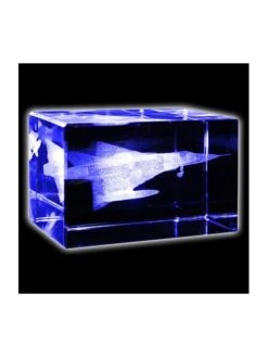 Bloc De Verre Mirage IIIC (50 X 50 X 80 Mm)