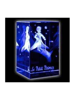 Peltor Bloc De Verre Petit Prince En Tenue De Gala (50 X 50 X 80 Mm)
