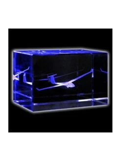 Bloc De Verre Planeur ASW20 50x50x80 Mm