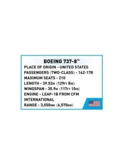 Cobi BOEING 737- MAX 8 -BOUTIQUE AERO boeing 737 max 8 8