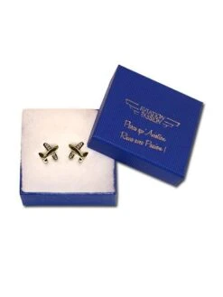 Boucles D'oreilles Fantaisie Avion Argentées - Zyrconium