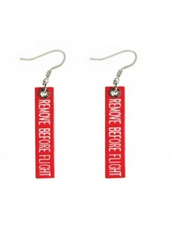 Boucles D'oreilles Remove Before Flight