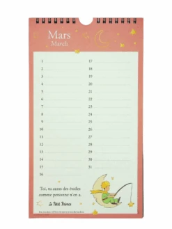Calendrier Anniversaire Le Petit Prince -BOUTIQUE AERO calendrier anniversaire le petit prince 1