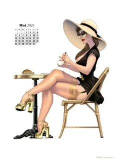 Calendrier Pin-up 2025 Par Romain HUGAULT -BOUTIQUE AERO calendrier pin up 2025 par romain hugault 2