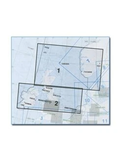 Carte Jeppesen Europe En Route Basse Altitude E(LO) 1/2