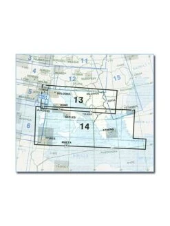Carte Jeppesen Europe En Route Basse Altitude E(LO) 13/14