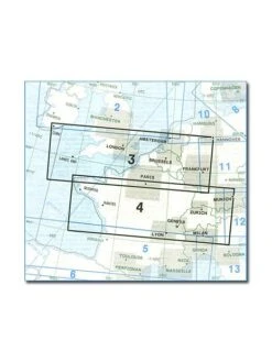 Carte Jeppesen Europe En Route Basse Altitude E(LO) 3/4