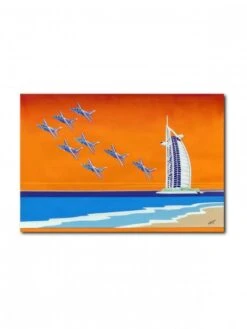 Carte Postale Jean-Pierre CONDAT « La Flèche Au Burj-al-Arab » - 20 X 15 Cm