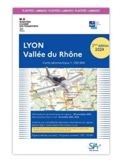 Carte SIA 2024 - 2e édition - 1/250 000e Lyon Vallée Du Rhône - Version PLASTIFIÉE
