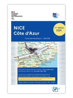 Carte SIA 2024 - 2e édition - 1/250 000e Nice Côte D'Azur - Version PAPIER