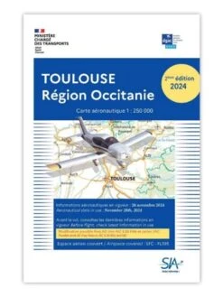 Carte SIA 2024 - 2e édition - 1/250 000e Toulouse Région Occitanie - Version PAPIER