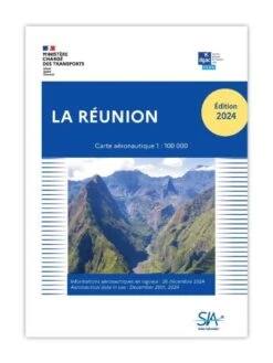 Carte SIA 2024 Vol à Vue 1/100 000e - La Réunion
