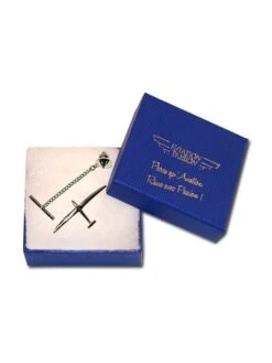 Epingle à Cravate Discus En Argent