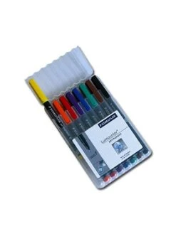 Staedtler Etui 8 Couleurs - Feutres Permanents Pointe Fine