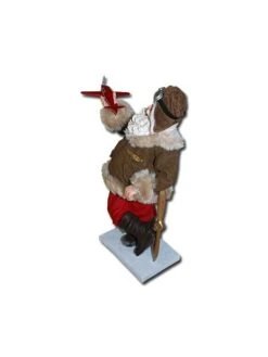 Figurine Père-Noël Aviateur -BOUTIQUE AERO figurine pere noel aviateur 2