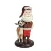 Figurine Père-Noël Aviateur Avec Renne -BOUTIQUE AERO figurine pere noel aviateur avec renne