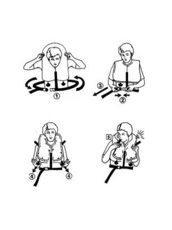 Gilet De Sauvetage Passager à Double Chambre XF-35 -BOUTIQUE AERO gilet de sauvetage passager a double chambre xf 35 2