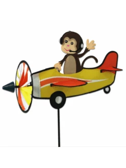 Girouette Décorative Singe Pilote 48 Cm