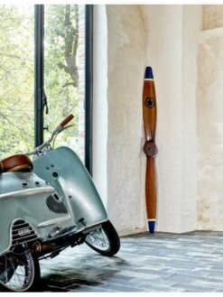 Hélice à Pointes Bleues Avec étoile - 186 Cm -BOUTIQUE AERO helice de decoration a pointes bleues avec etoile 186 cm 5