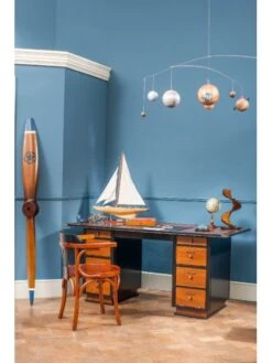 Hélice à Pointes Bleues Avec étoile - 186 Cm -BOUTIQUE AERO helice de decoration a pointes bleues avec etoile 186 cm 6