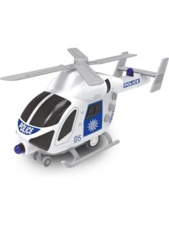 Hélicoptère De Police Sonore Et Lumineux