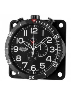 Horloge Et Chronomètre Pour Tableau De Bord Adriatica ANO10 - Cadran Noir