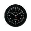 Horloge Murale Avec Heure UTC Trintec - Fond Noir -BOUTIQUE AERO horloge murale avec heure utc trintec fond noir