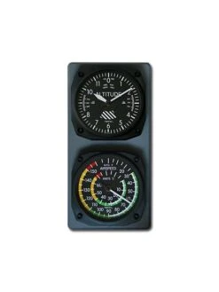 Horloge Trintec Style Console Altimètre & Thermomètre Anémomètre Classiques