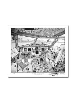Illustration Airbus Série A318 / A319 / A320 / A321 - Tableau De Bord