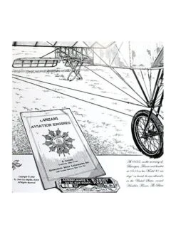 Illustration Blériot XI - Extérieur -BOUTIQUE AERO illustration bleriot xi exterieur 3